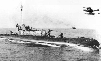 Image: The KVIII, sister ship of the KVI, photograped on July 11, 1935."