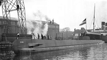 Afbeelding: Laatste rustplaats van opvarenden O.16 mogelijk geborgen."